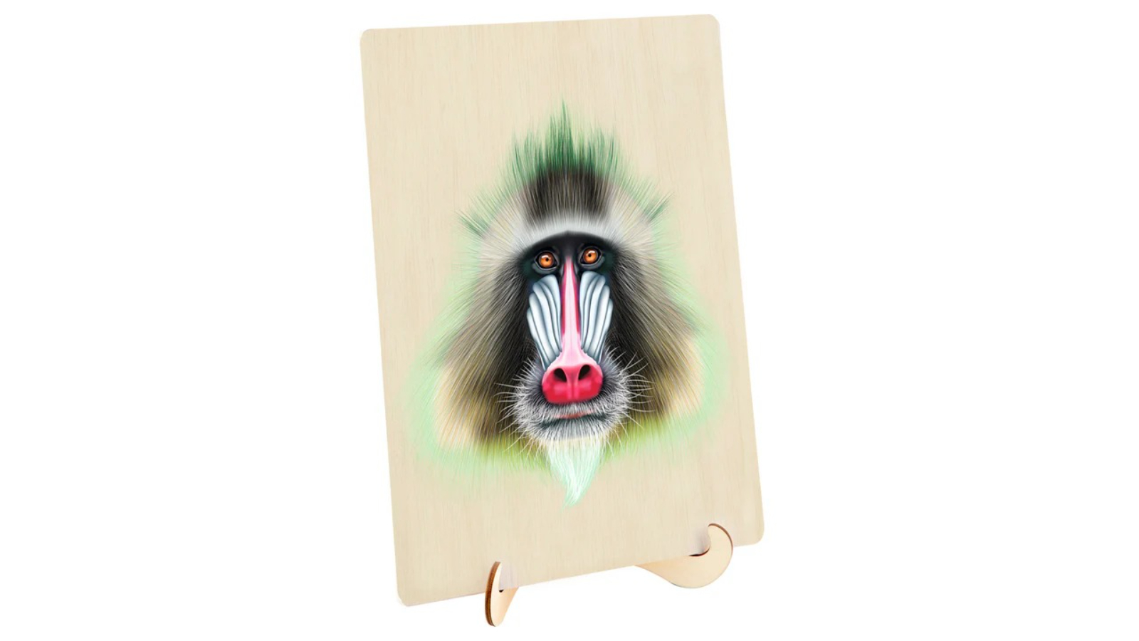 Puzzle Master 128 Piece Wooden Jigsaw Puzzle - Baboon