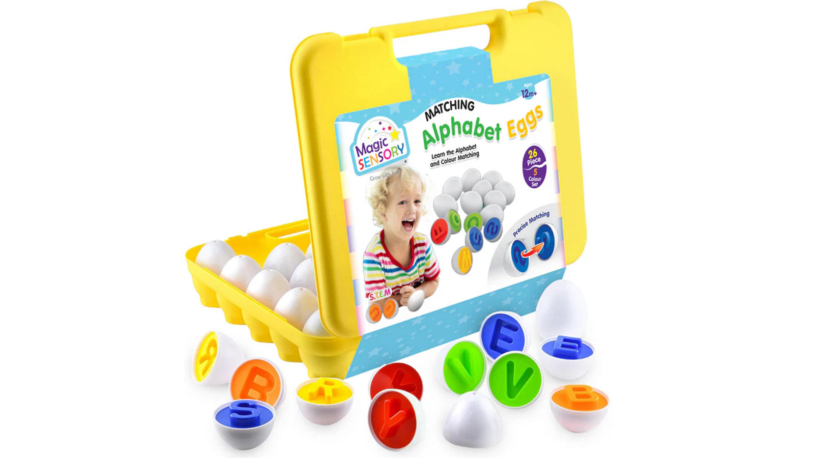 Magic Sensory Alphabet Eggs