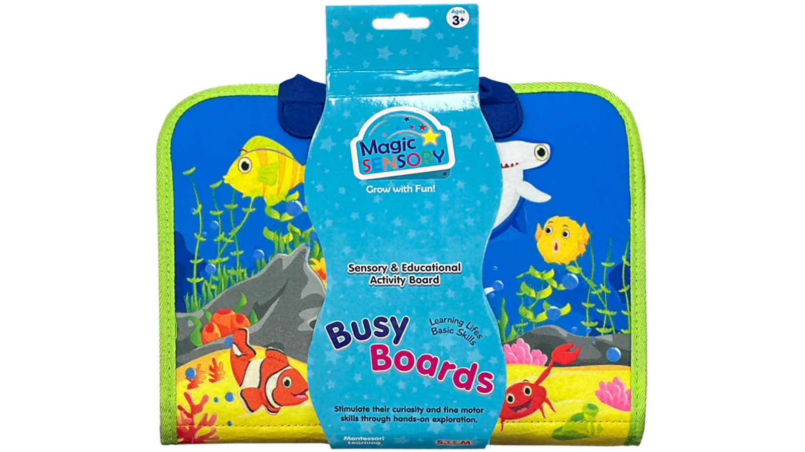 Magic Sensory Blue Busy Board
