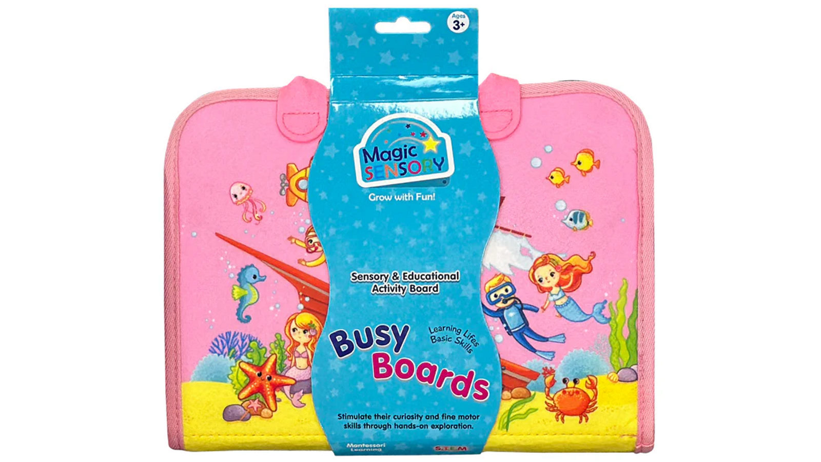 Magic Sensory Pink Busy Board