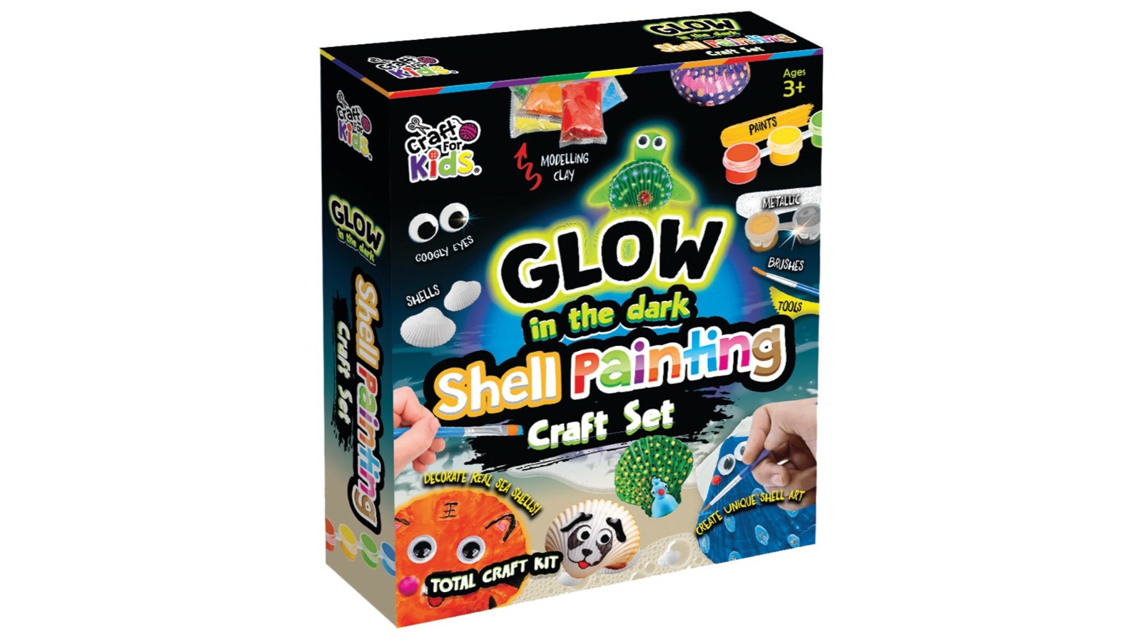 Craft For Kids Ultimate Glow Shell Painting Kit