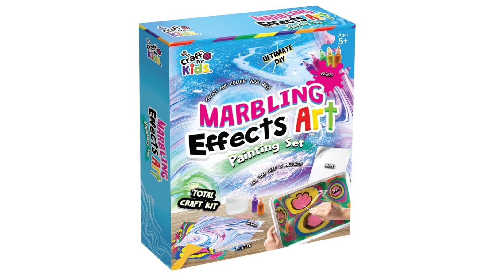 Craft For Kids Marbling Effects Art Painting Set