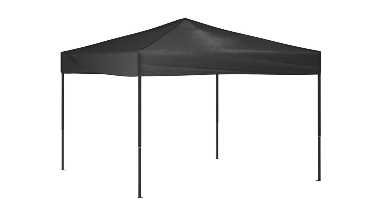 vidaXL 3 x 3metre Folding Party Tent - Anthracite