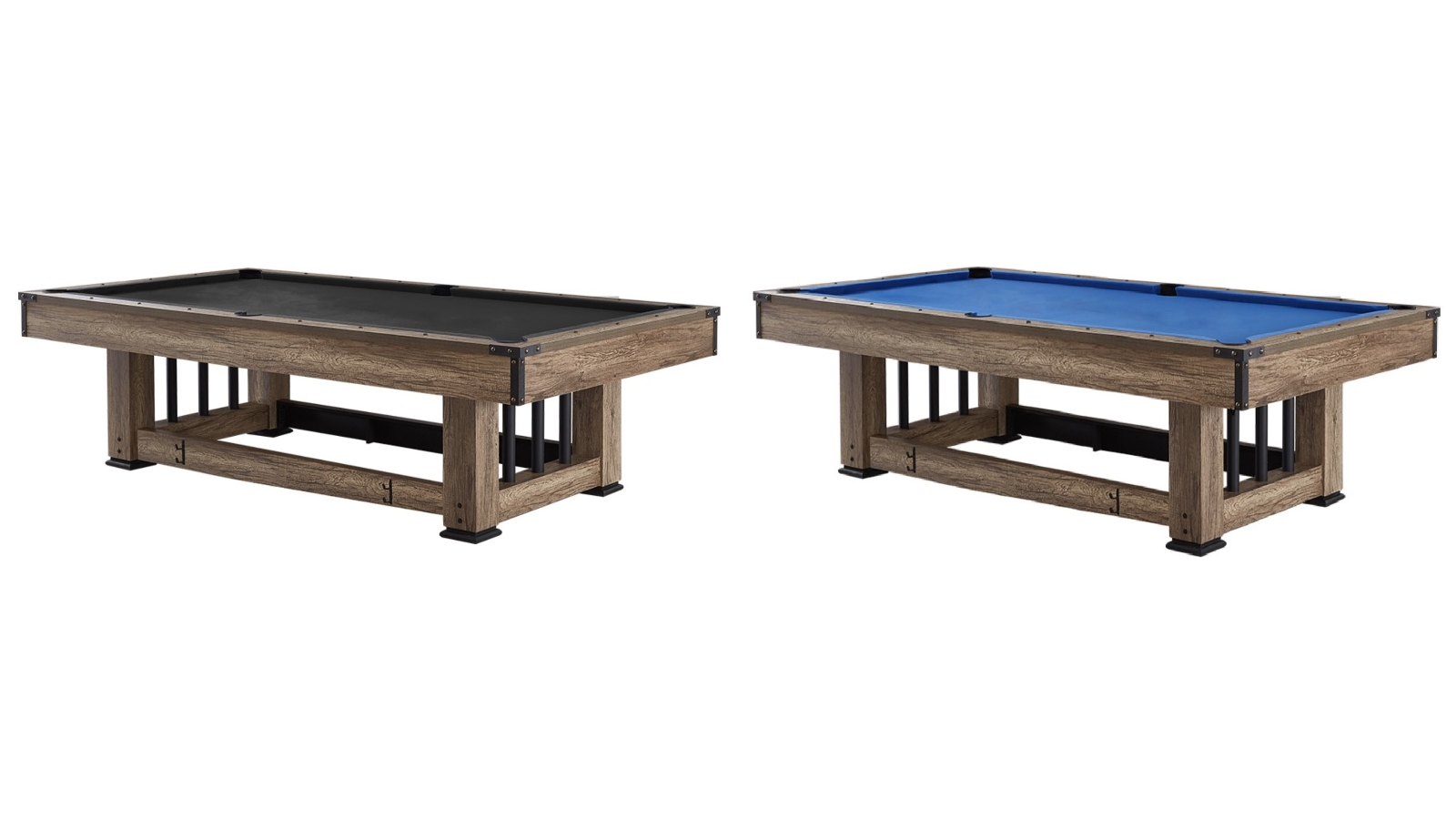 T and R Sports P054 8ft MDF Wood Color Pool Table Billiard Table ...