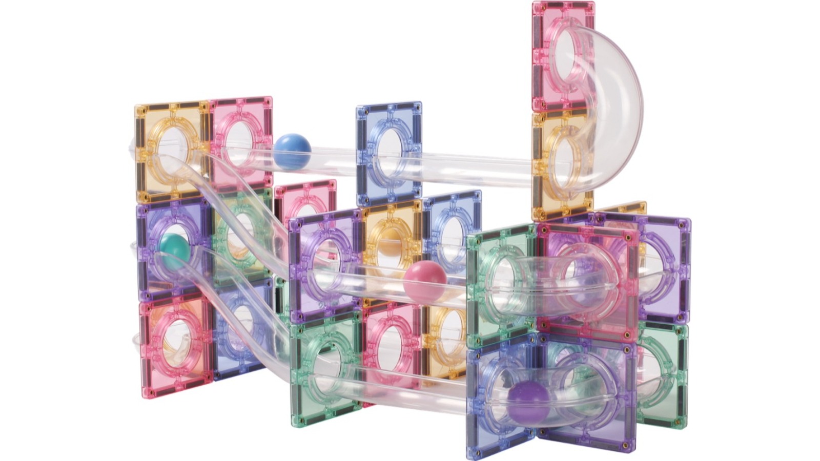 Jenjo Games	80 Piece Marble Pastel Run Set