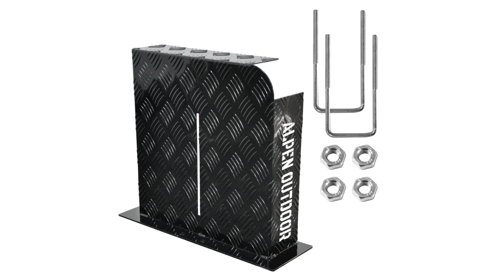 Yarra Supply Aluminium Base Mount Fuel Tank Both Side Cover - Black