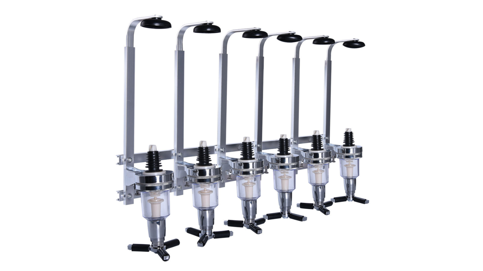 YS 6 Bottle Wall Mounted Beverage Liquor Dispenser
