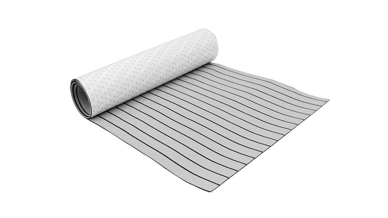 Yarra Supply 240 x 90cm Premium EVA Decking Flooring Mat - Grey