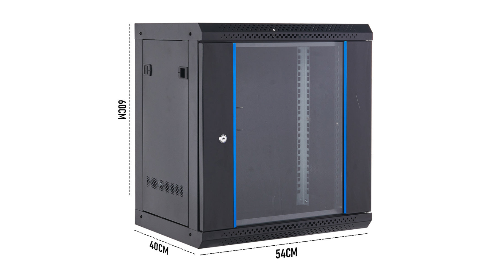 Yarra Supply Wall Mount 12U LAN Cabinet Server Network Data Rack ...