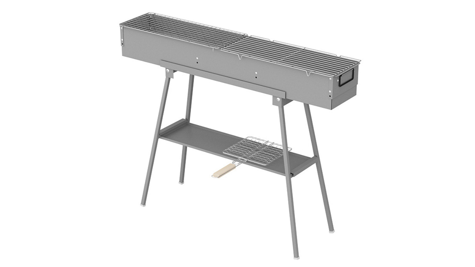 YS Rectangular Portable Charcoal Grill 