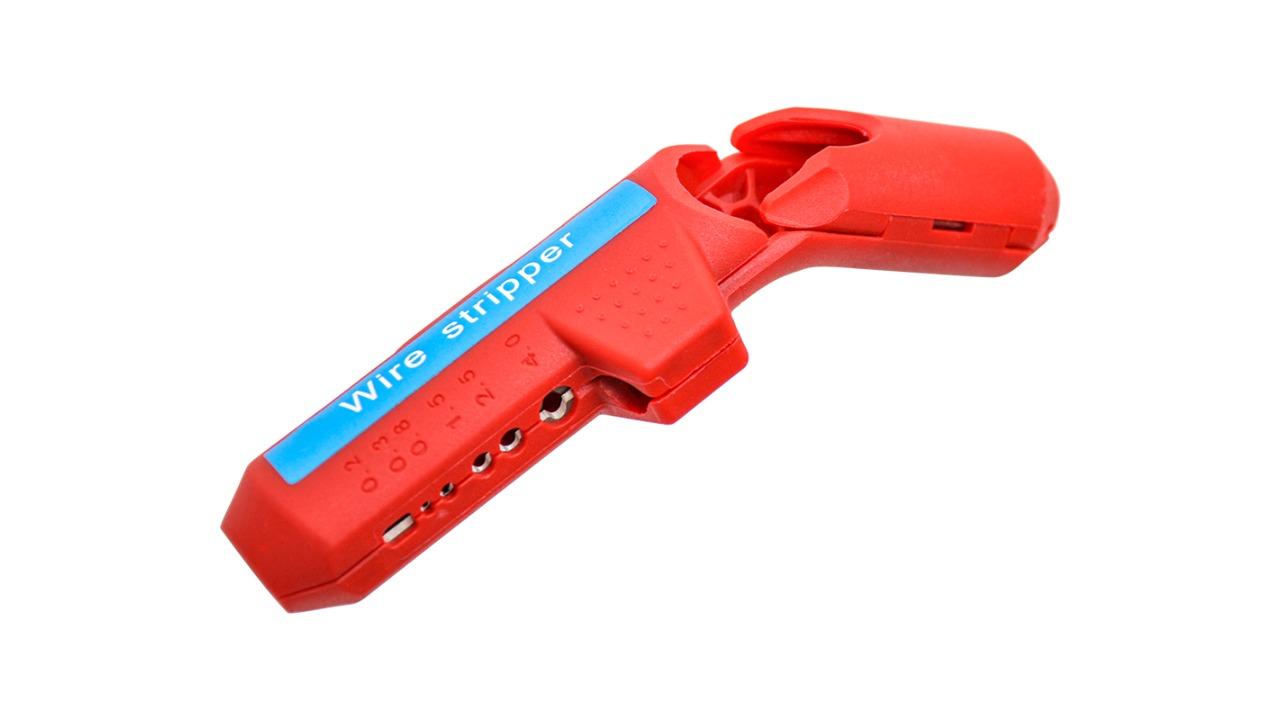 YS Ergonomic Curved Handle Wire Stripper 