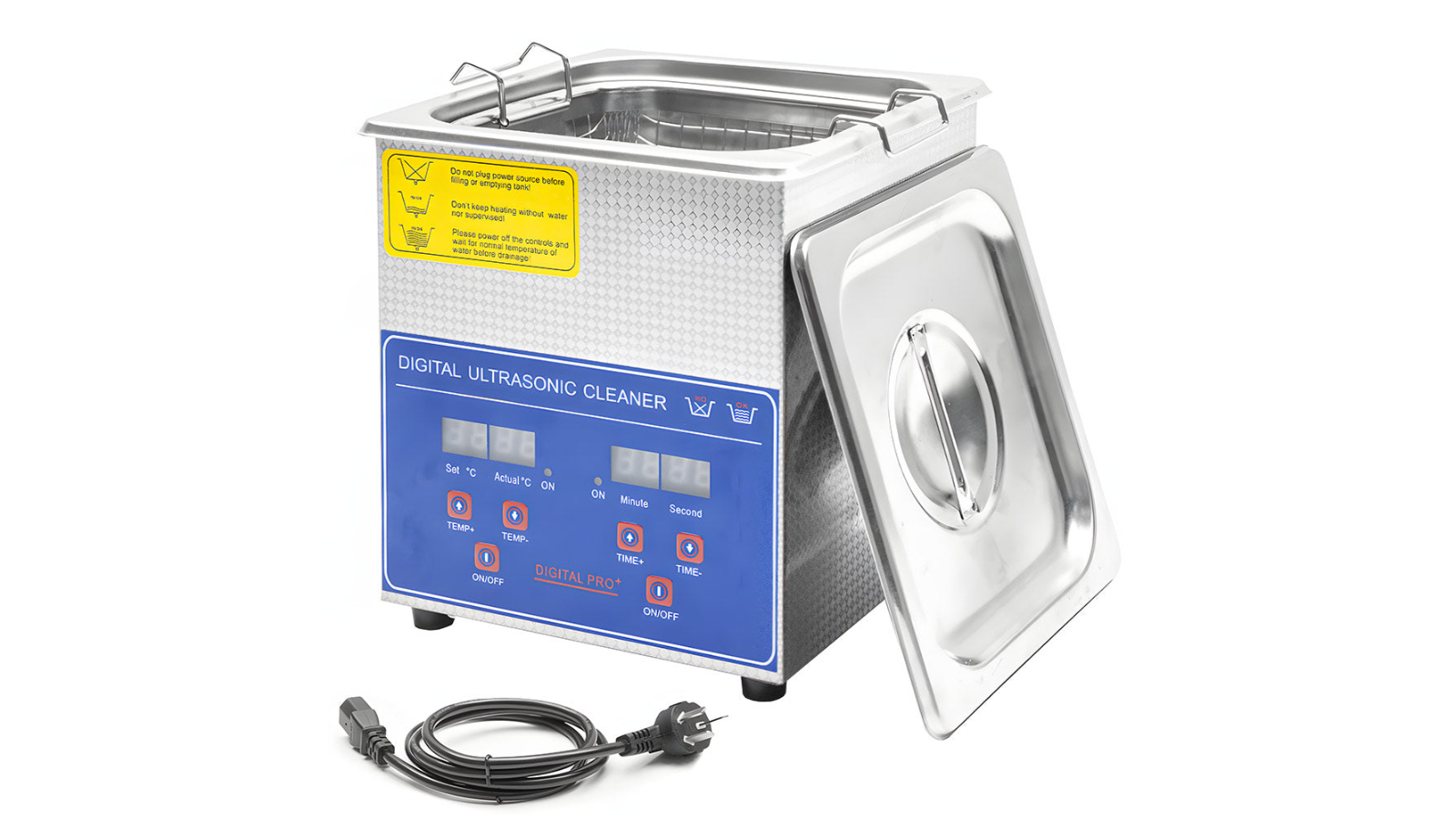 YS Stainless Steel Ultrasonic Lab-Grade Cleaner - 2 Litre