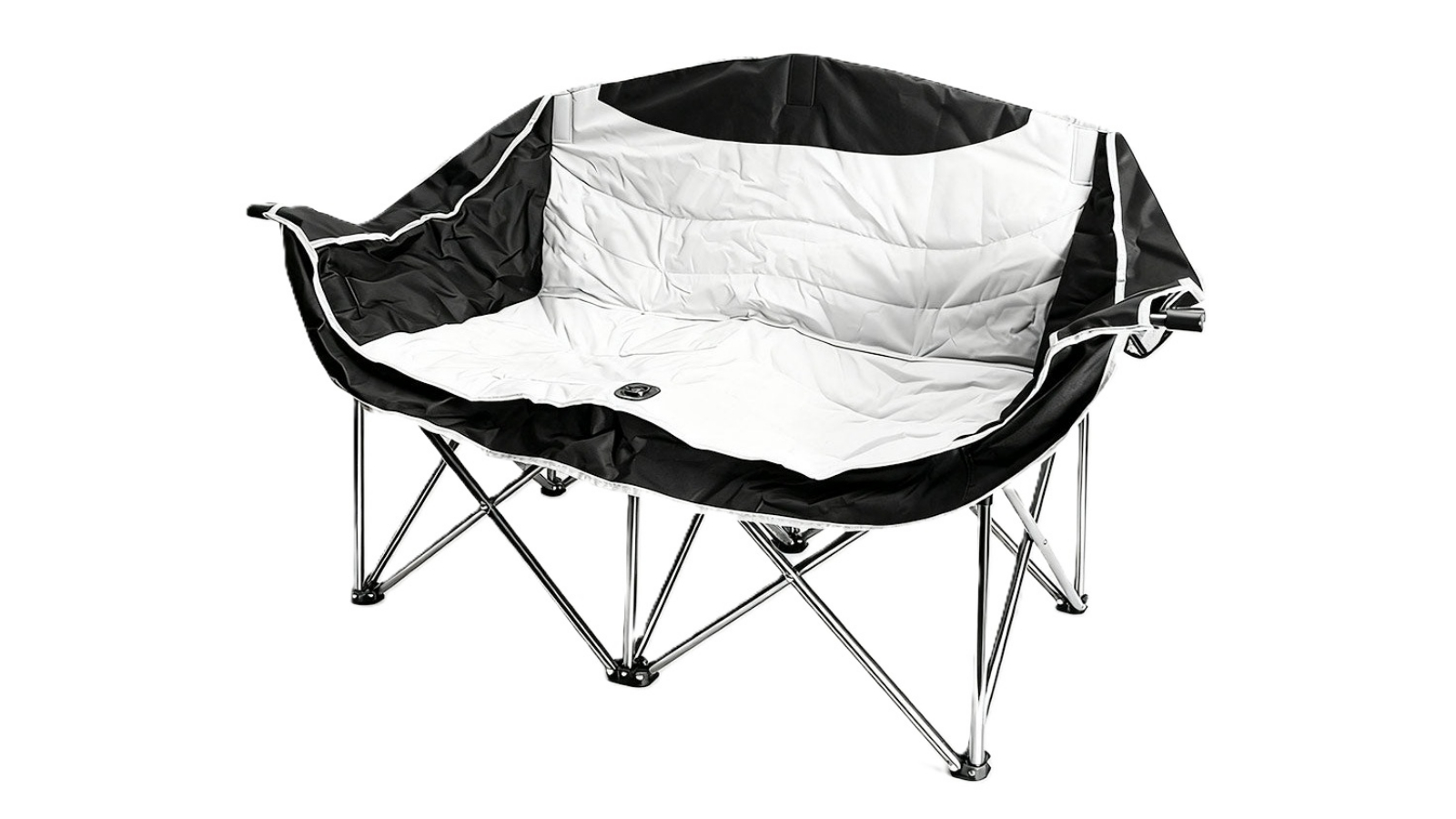 YS Double Camping Chair with Armrests and Cup Holder