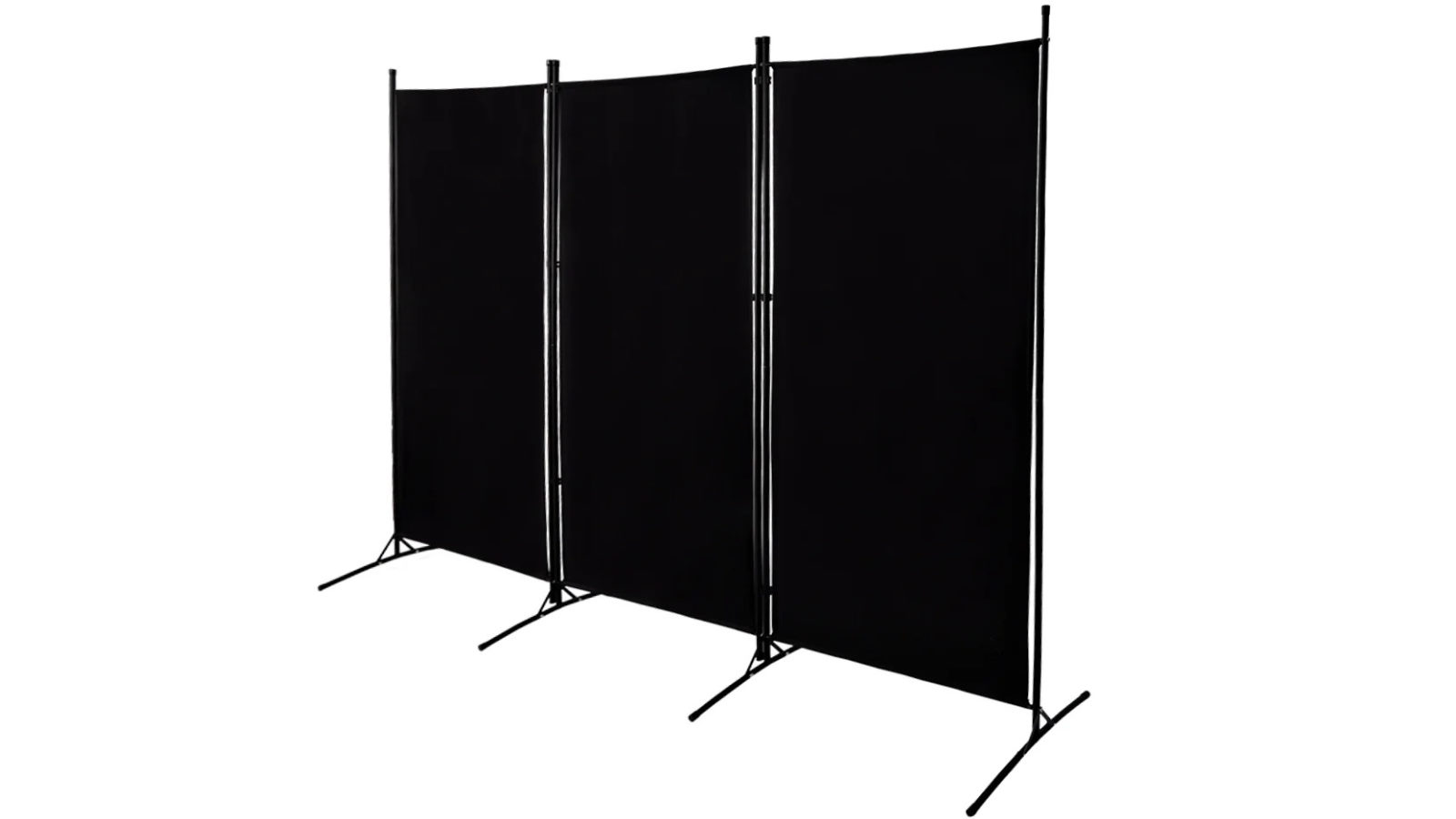 YS 3 Panel Room Divider Free Standing Foldable Privacy Screen for Room Separation