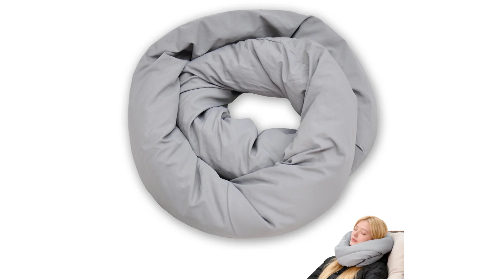 YS 2-Piece Adjustable Comfort Travel Neck Pillows