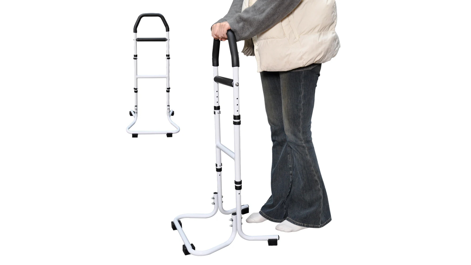 YS Mobility Standing Aid with Adjustable Height Handrail
