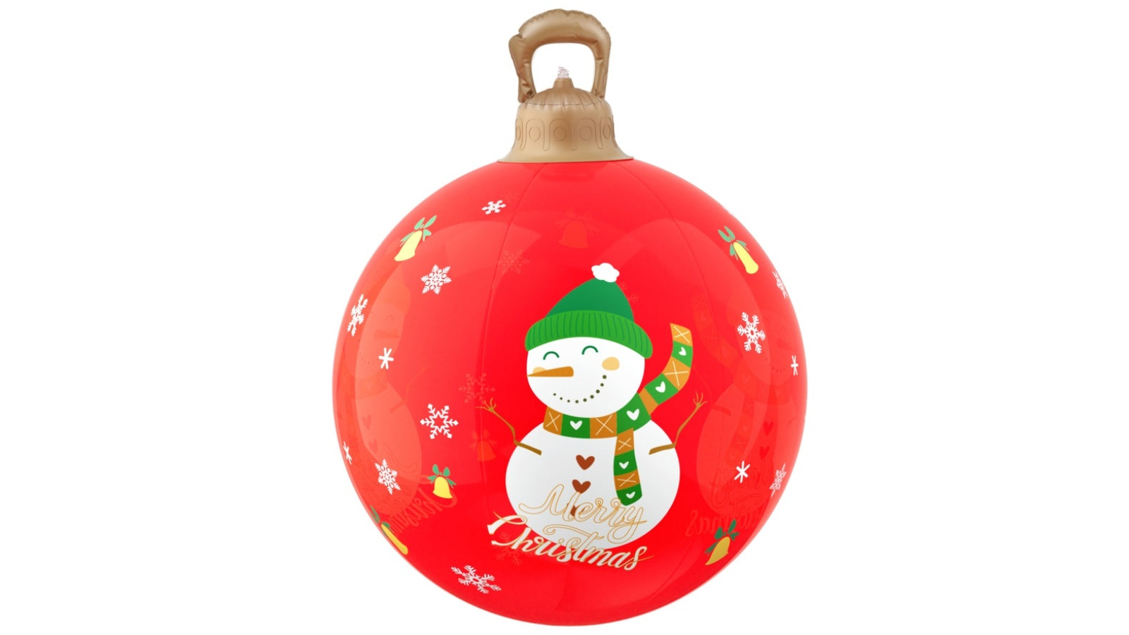 YS 60cm Christmas Inflatable Ball LED Snowman