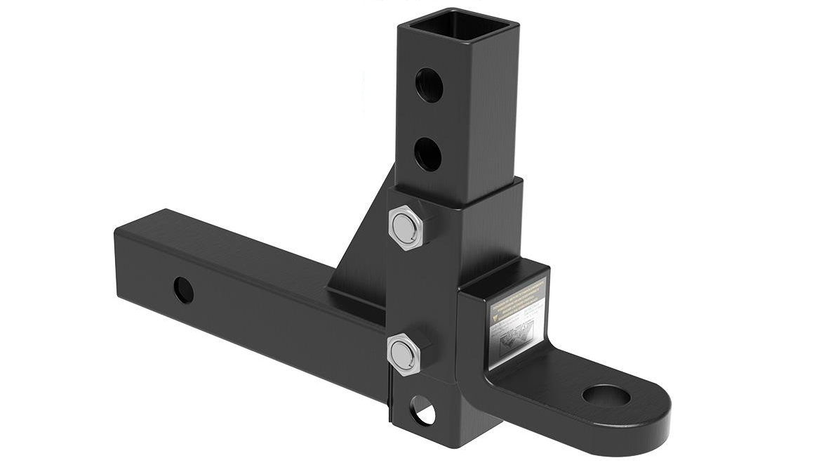 San Hima Adjustable Towbar Ball Mount 2" Hitch Trailer 4WD Car