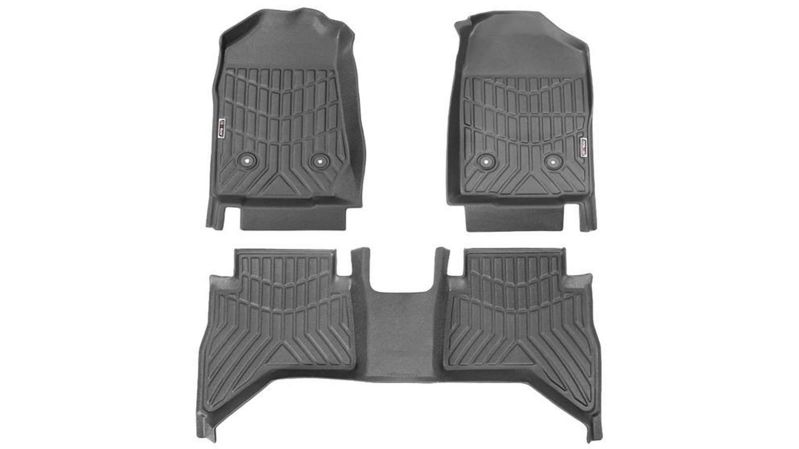Kiwi Master 3D TPE Floor Mats for Holden Colorado Dual Cab 2012-2020