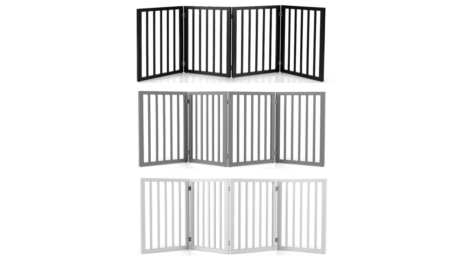 Petzly 61cm 4 Panel Pet Gate
