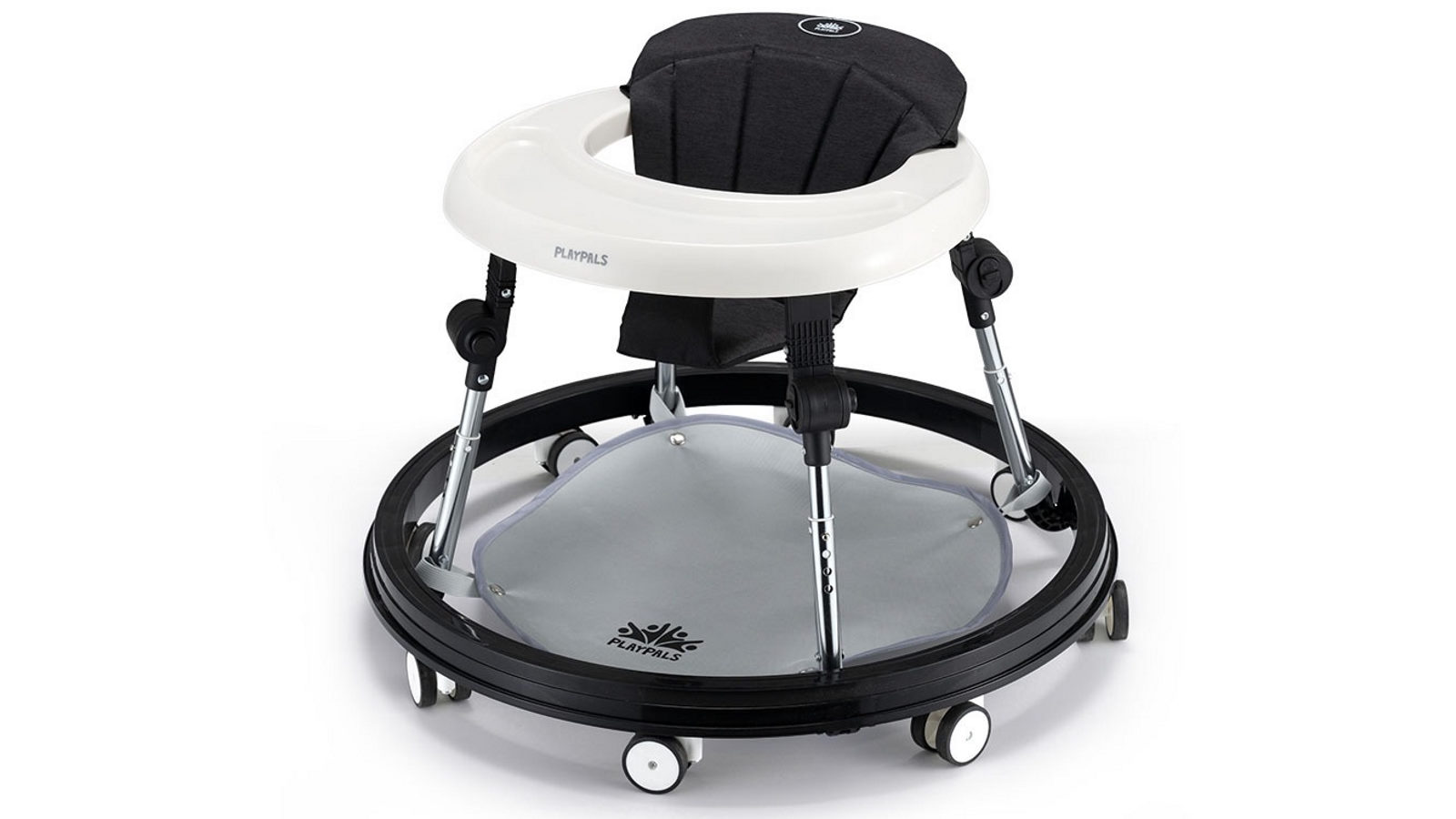 Playpals 3-IN-1 Baby Walker Adjustable - Black