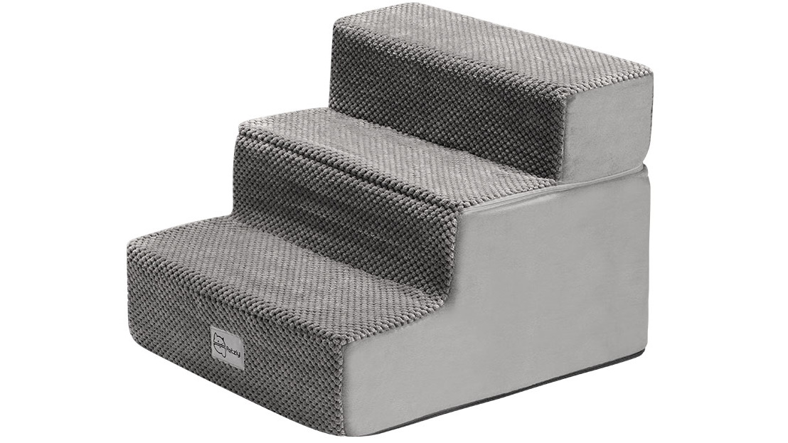 Petzly 3-Tiers Dog Ramp Steps Pet Stairs