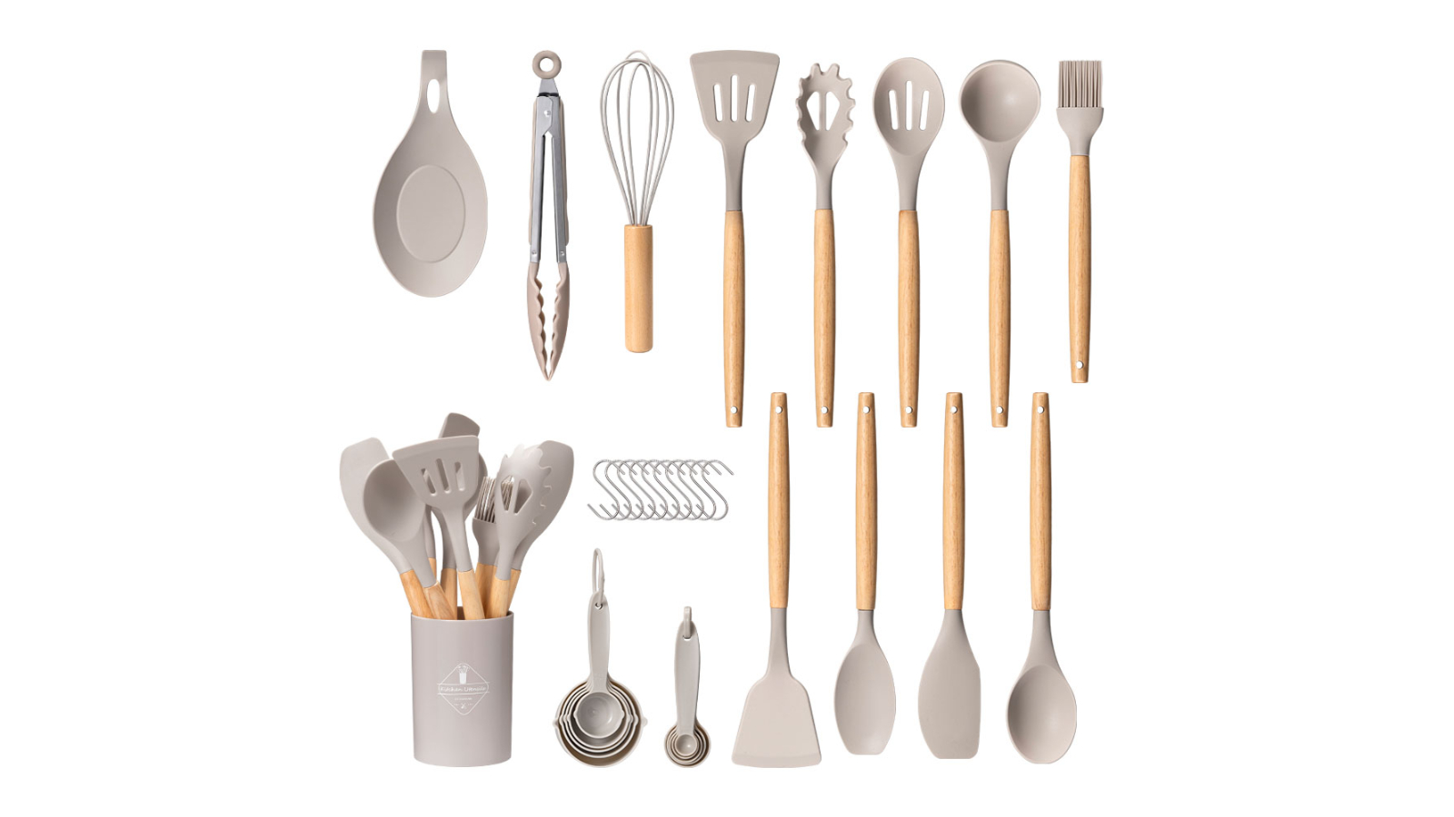 Zuni 33 Piece Silicone Kitchen Utensil Set