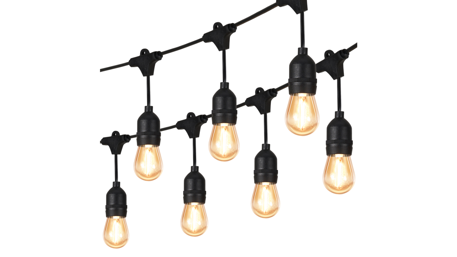 Zuni Outdoor Solar Festoon Light - 15metre