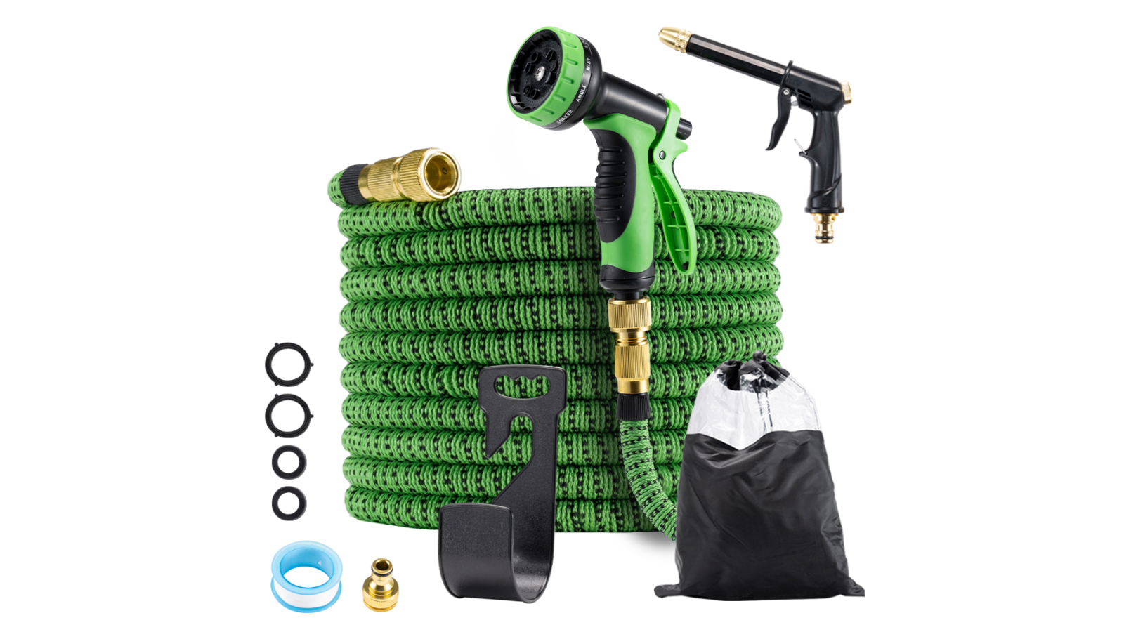 Zuni 75ft Flexible Garden Hose - Green