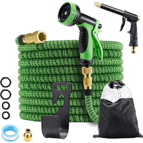 Zuni 75ft Flexible Garden Hose - Green