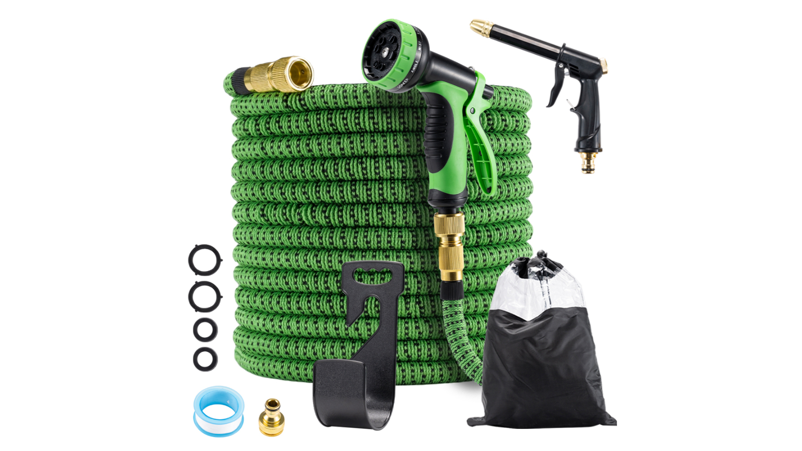 Zuni 100ft Flexible Garden Hose - Green