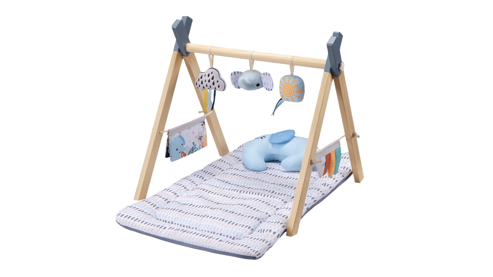 Playpals Wooden Baby Activity Play Mat