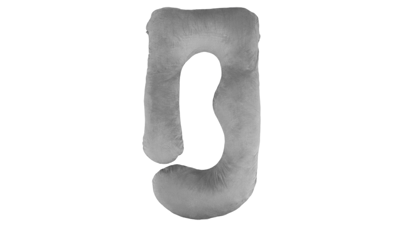 Playpals U-Shaped Pregnancy Pillow - Grey