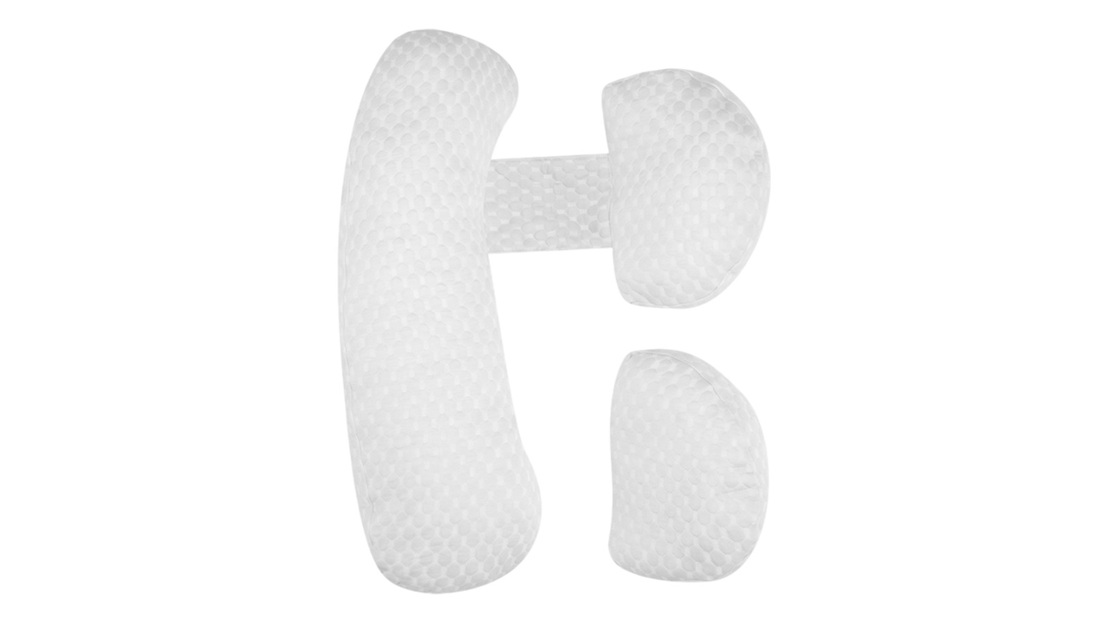 Playpals Adjustable Pregnancy Pillow - White