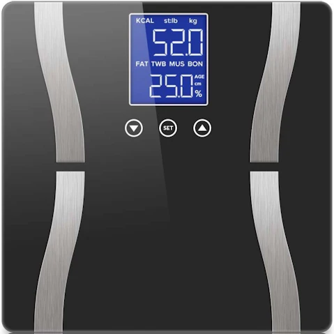 SOGA Digital Body Fat Scale - Black