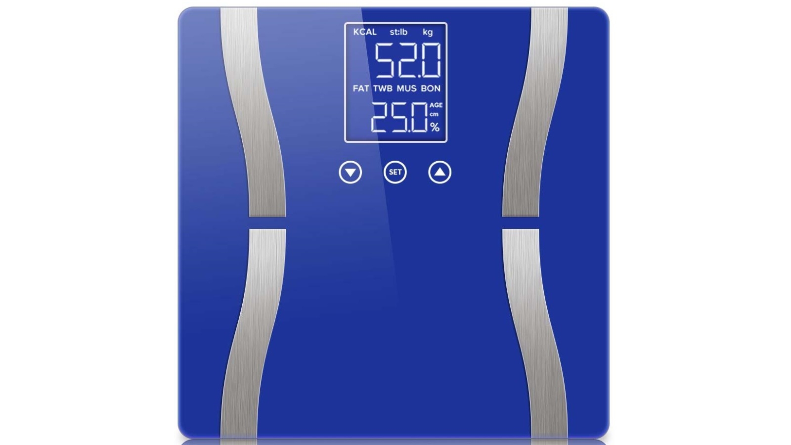 SOGA Digital Body Fat Scale - Blue