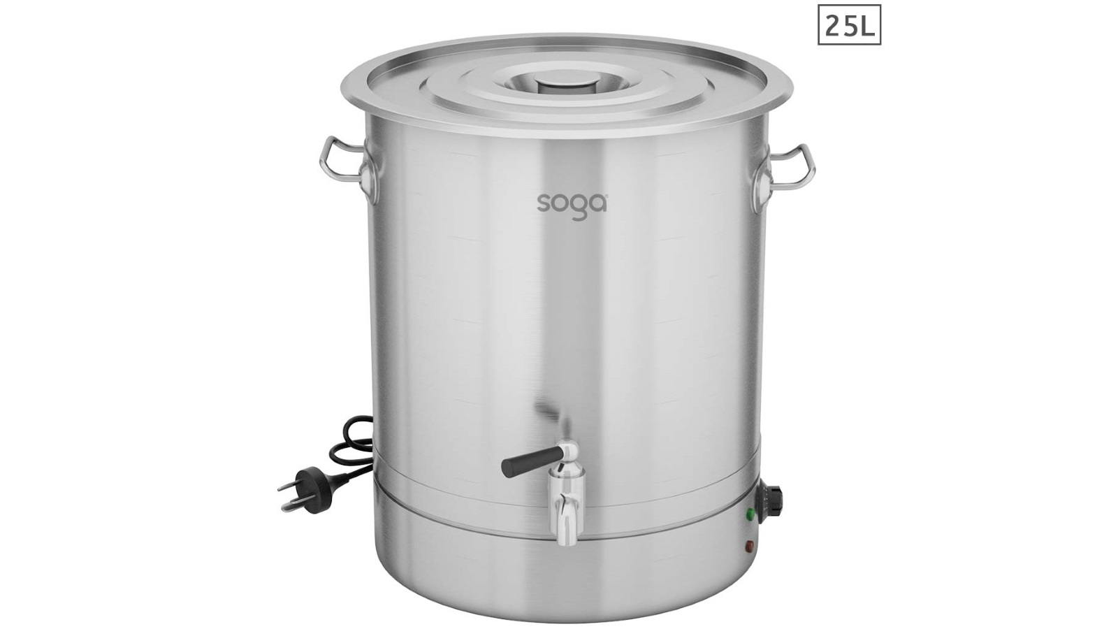 SOGA 25L 2200W Stainless Steel URN Commercial Water Boiler