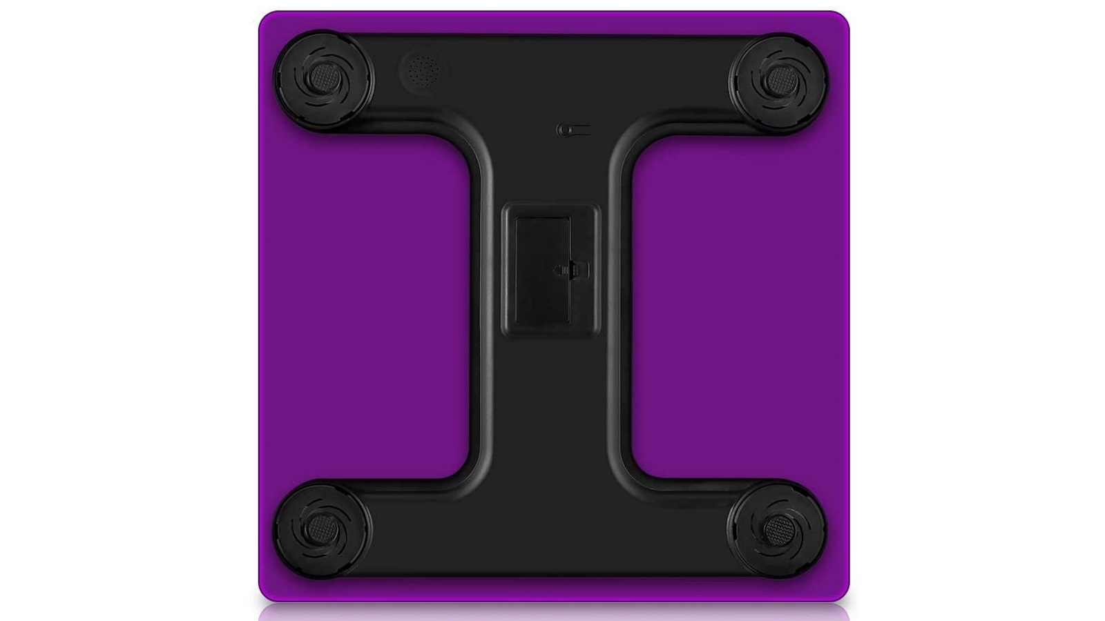 SOGA Glass LCD Digital Body Fat Electronic Weighing Scales Purple Harvey Norman