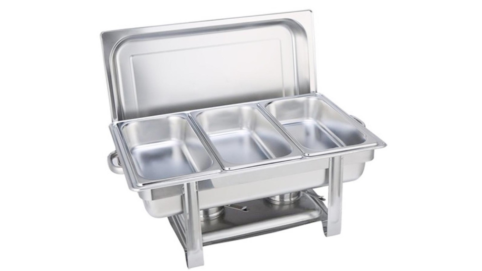 SOGA Triple Tray Stainless Steel Chafing Catering Dish Food Warmer
