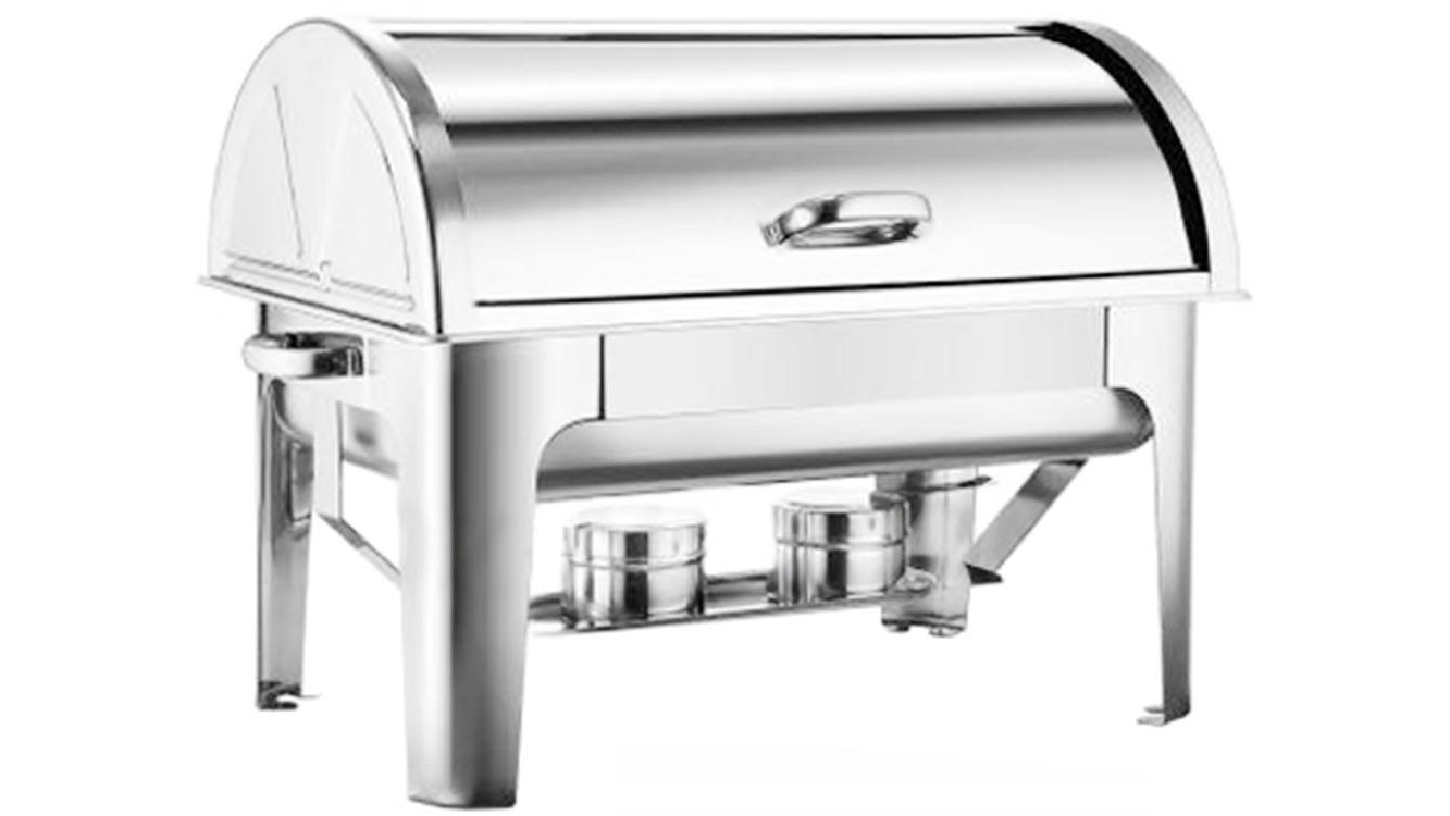 SOGA 4.5L Dual Tray Stainless Steel Toll Top Chafing Dish Food Warmer
