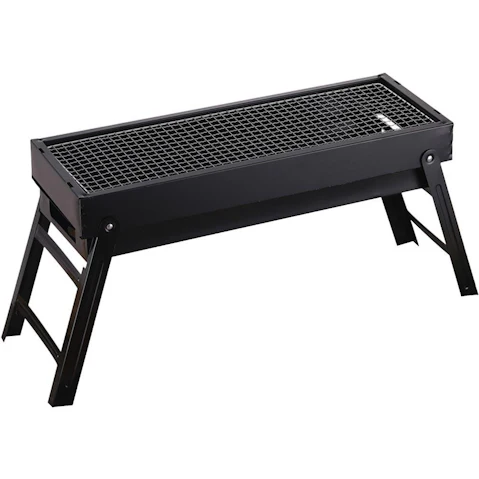 SOGA 60cm Portable Folding Thick Box-type Charcoal Grill