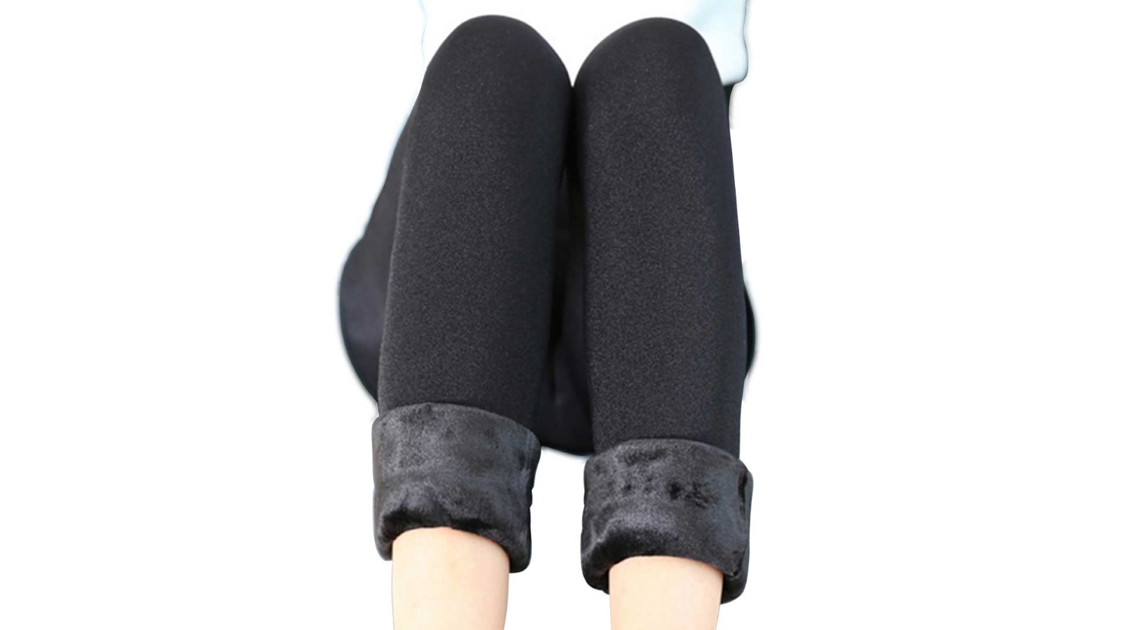 Benser High Waist Woman Stretchy Black Jeggings - Medium