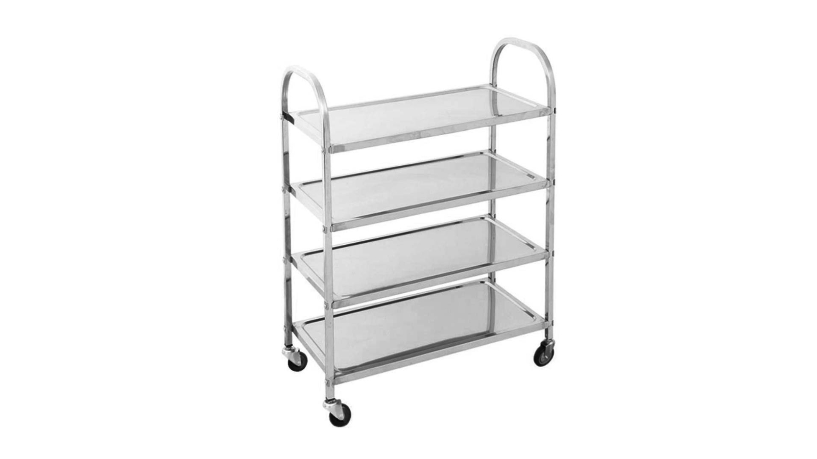 Soga 4 Tier Stainless Steel Kitchen Dining Food Cart