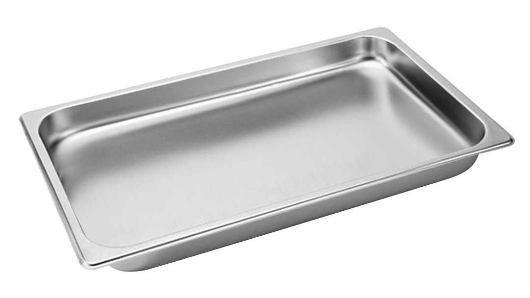 SOGA Gastronorm GN Pan Full Size 1/1 GN Pan 4cm Deep Stainless Steel Tray