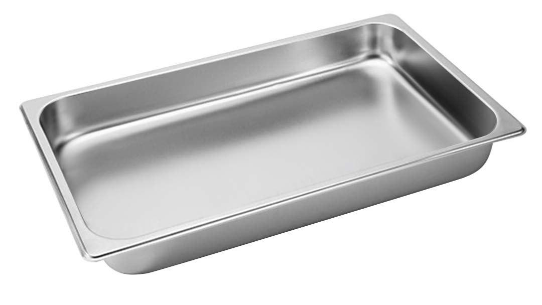 SOGA Gastronorm GN Pan Full Size 1/1 GN Pan 6.5cm Deep Stainless Steel Tray