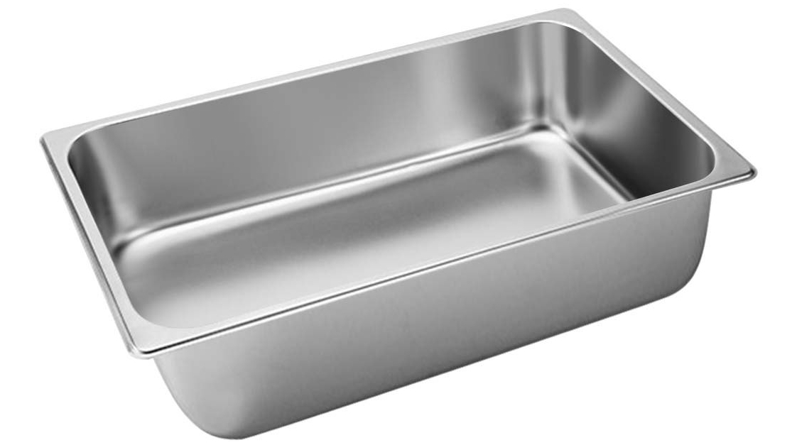 SOGA Gastronorm GN Pan Full Size 1/1 GN Pan 15cm Deep Stainless Steel Tray
