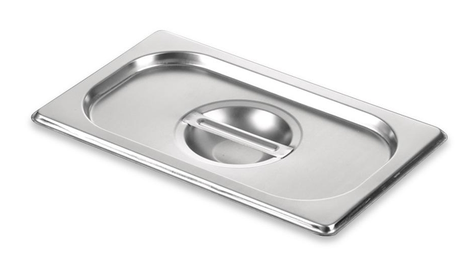 SOGA Gastronorm GN Pan Lid Full Size 1/3 Stainless Steel Tray Top Cover
