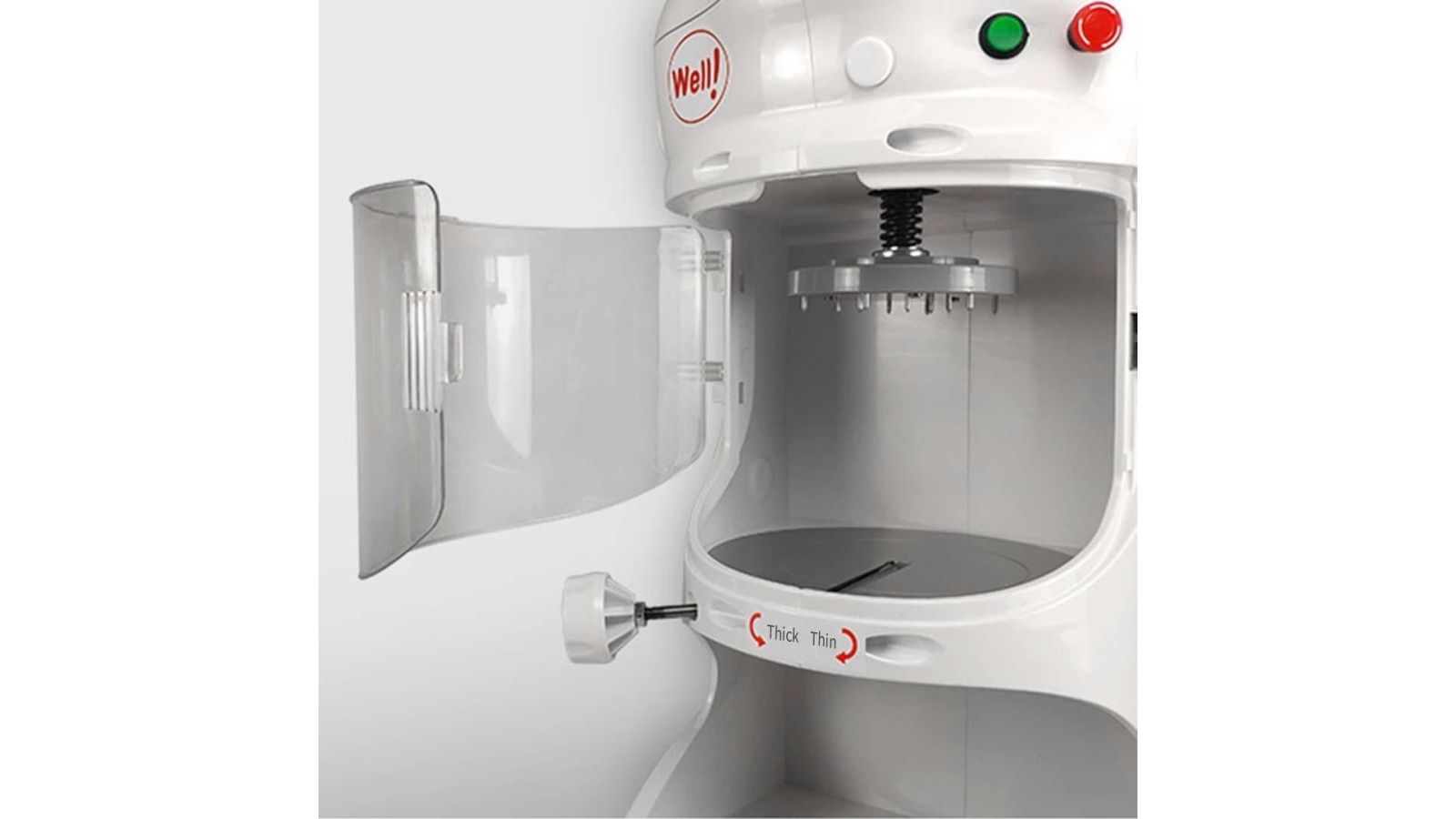 SOGA 350W Commercial Ice Shaver Crusher Machine Automatic Snow Cone