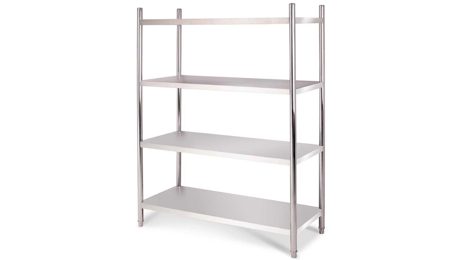 SOGA 4 Tier 180cm Stainless Steel Kitchen Shelving Unit