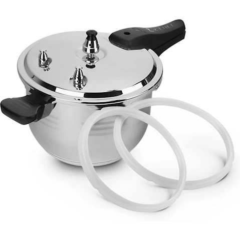 Benser 5L Commercial Grade Stainless Steel Pressure Cooker With Seal
